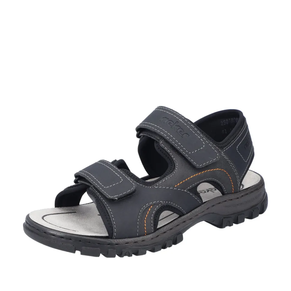 Flash Sale Rieker Sandal Herre Sort