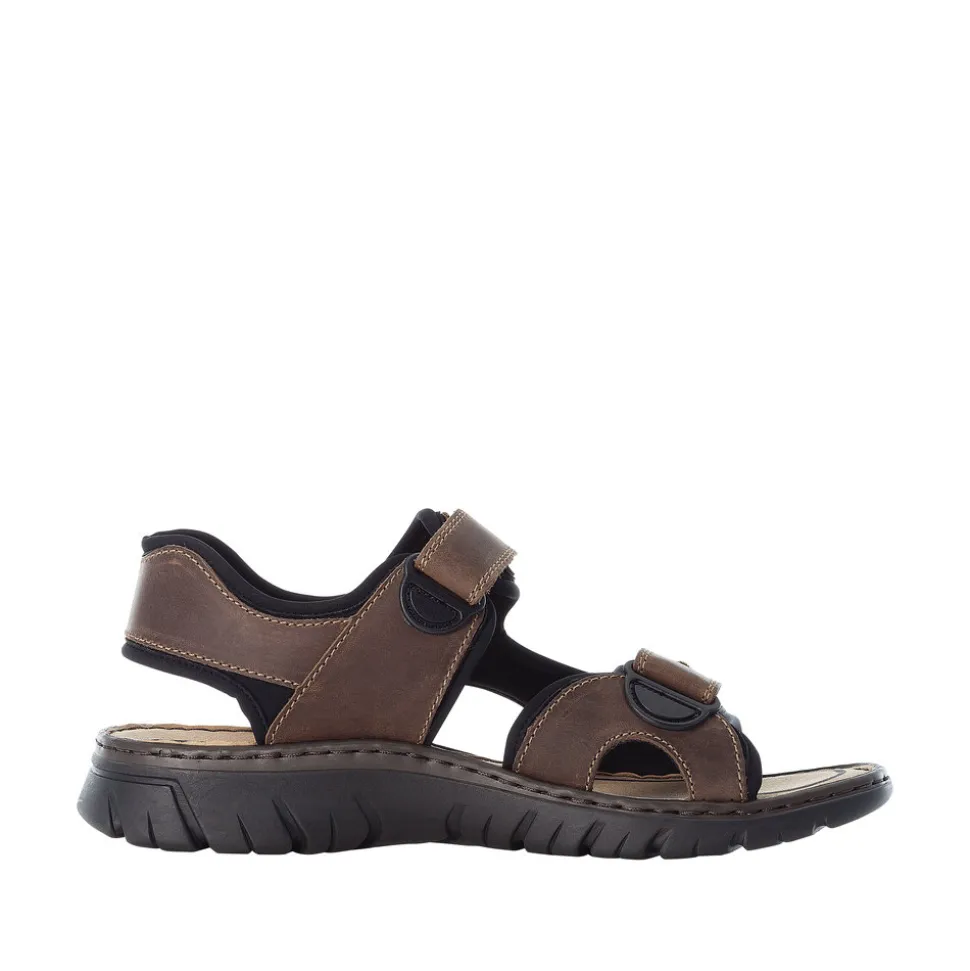 New Rieker Sandal Herre Brun