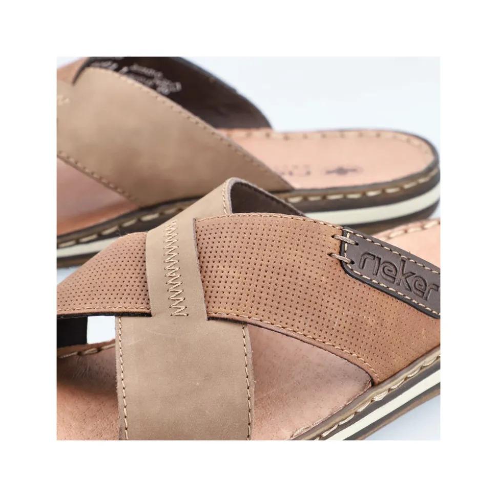 Fashion Rieker Sandal Herre Brun