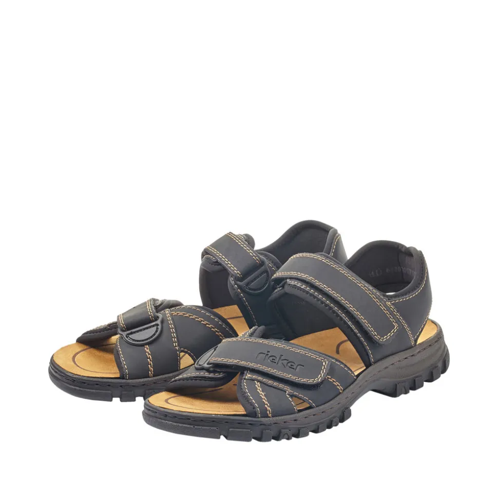 Discount Rieker Sandal Herre Sort