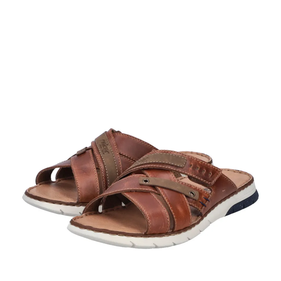 Outlet Rieker Sandal Herre Brun