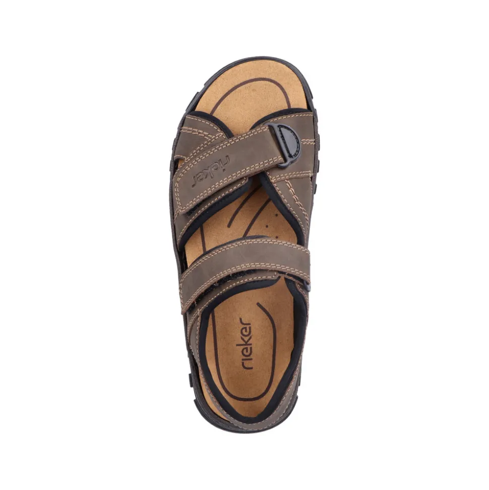 Clearance Rieker Sandal Herre Brun