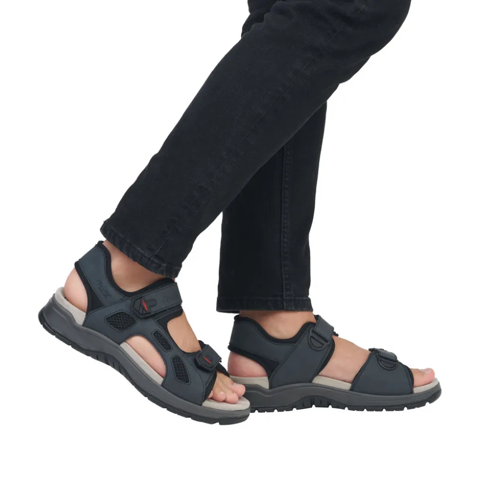 New Rieker Sandal Herre Blå