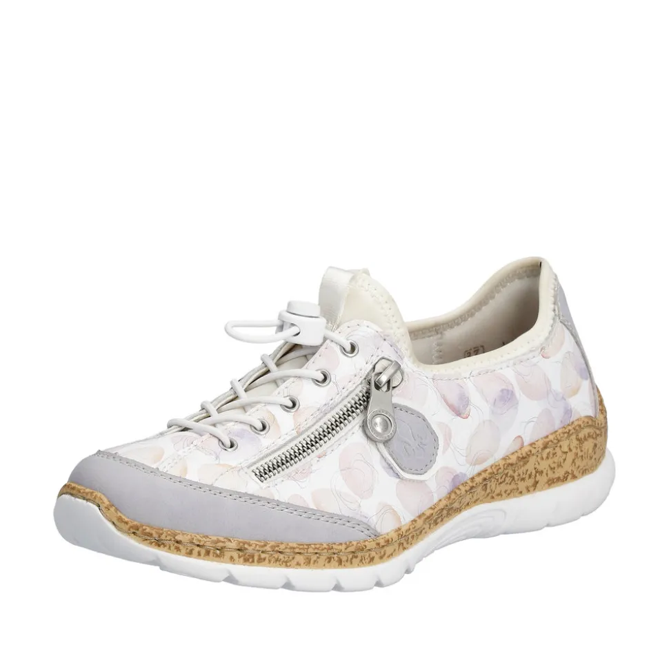 Fashion Rieker Sneakers Dame Hvid