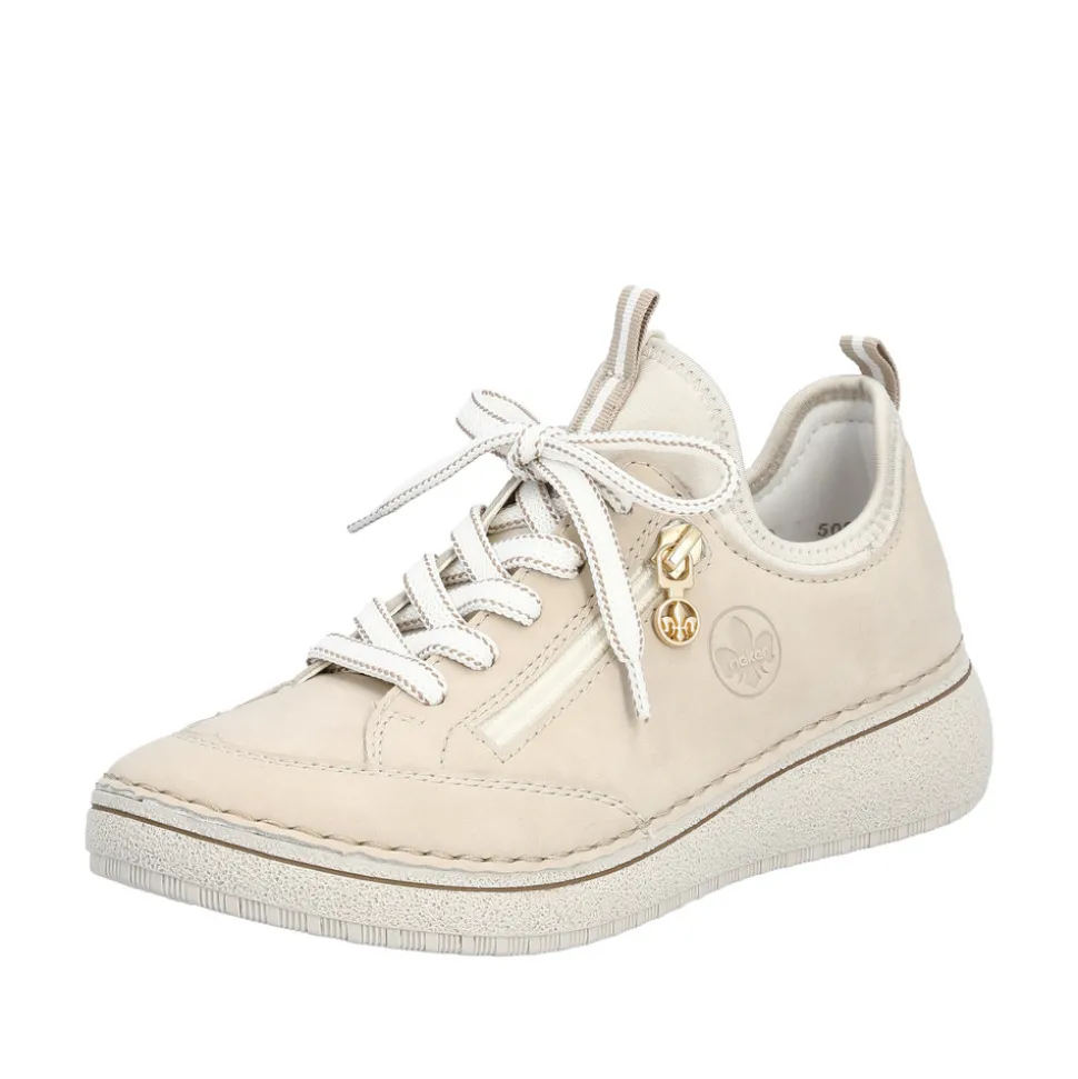 Best Sale Rieker Sneakers Dame Beige