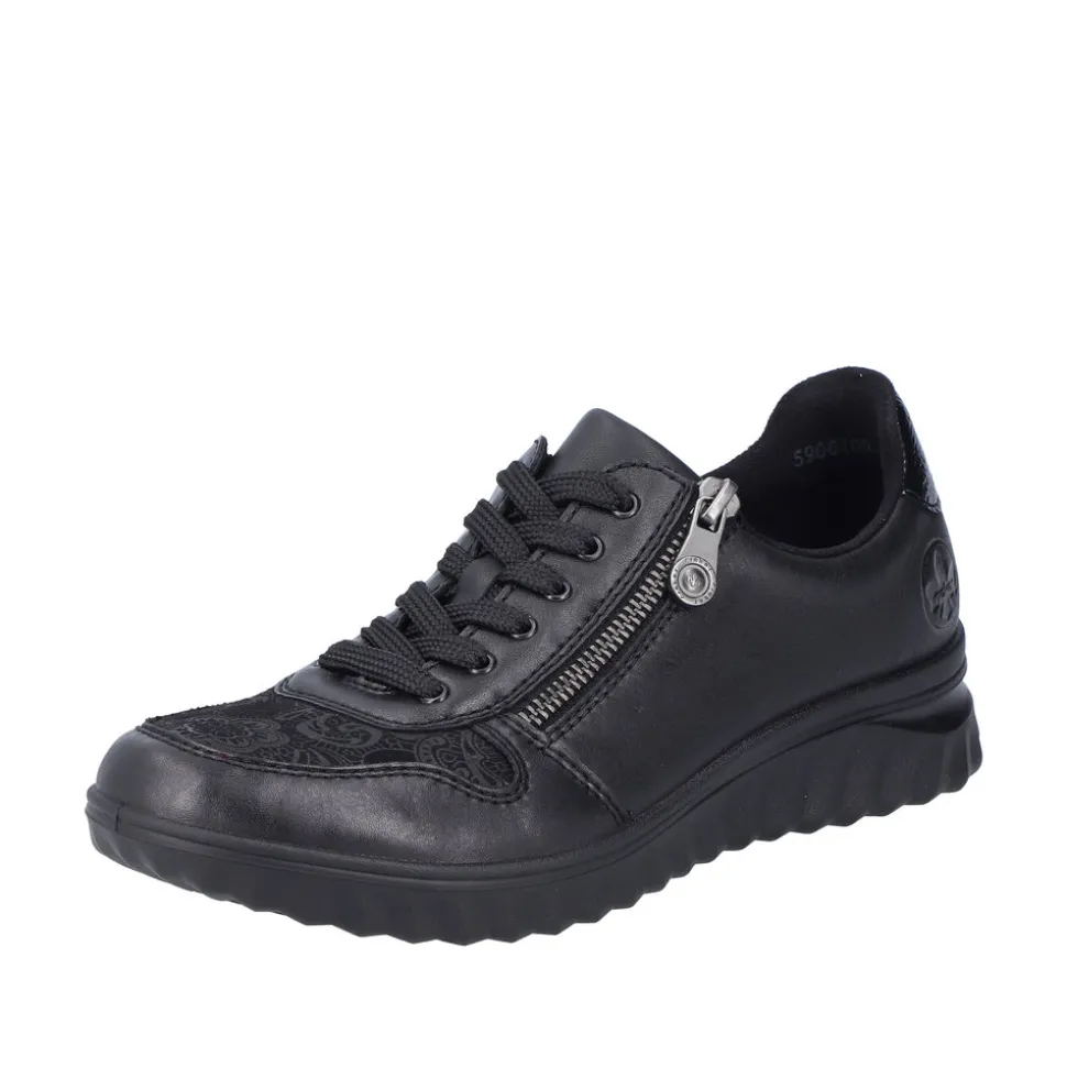 Outlet Rieker Sneakers Dame Sort