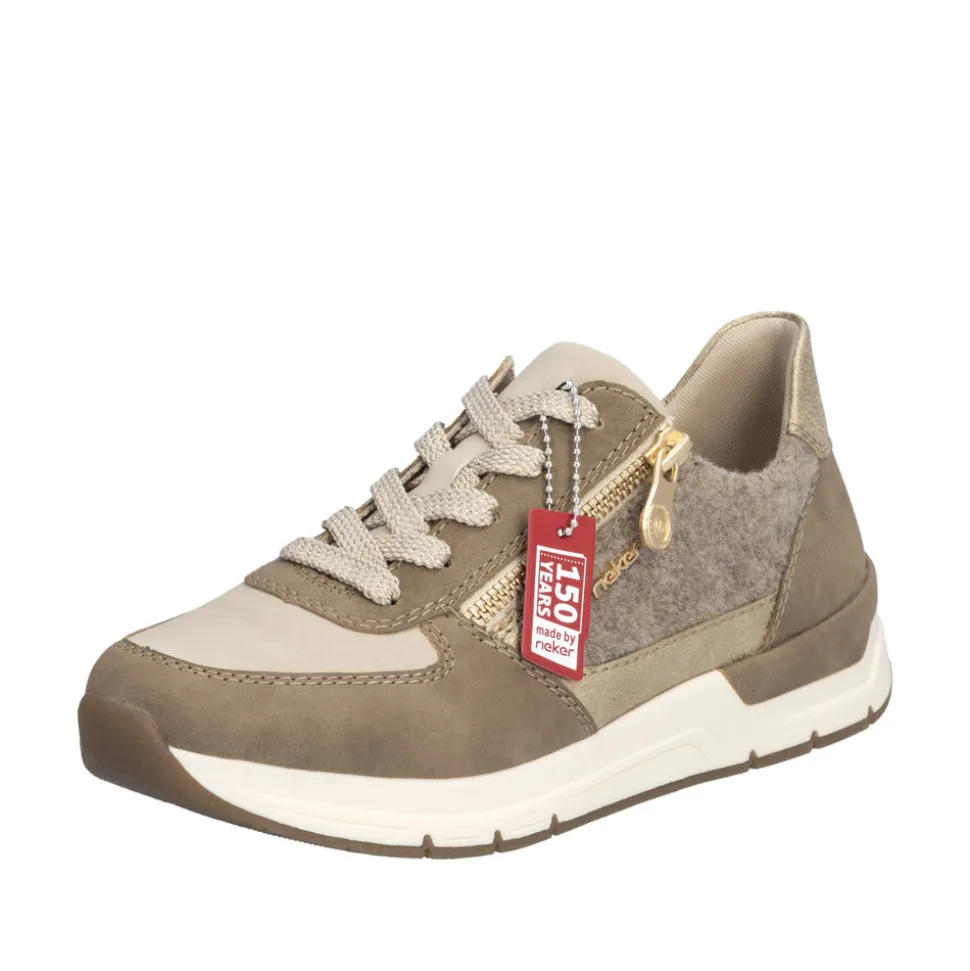 Store Rieker Sneakers Dame Beige