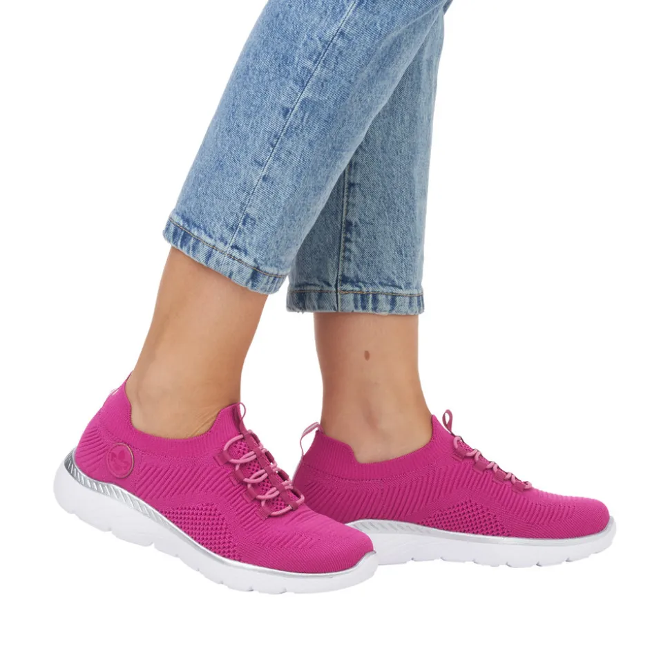 Best Sale Rieker Sneakers Dame Lyserød,pink